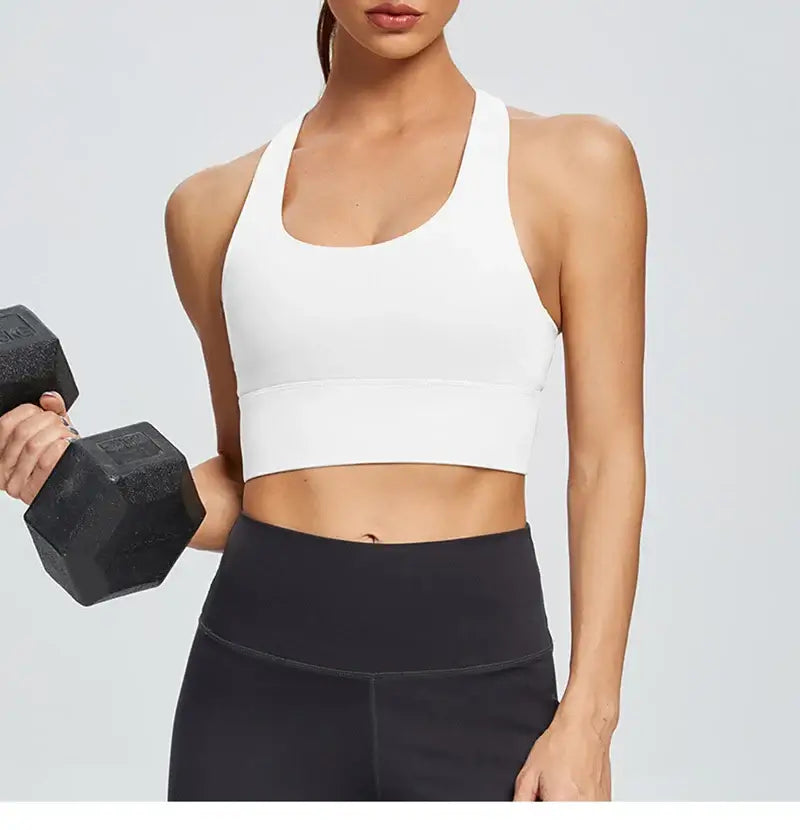 Women Cross Back Sports Bra Plus Size