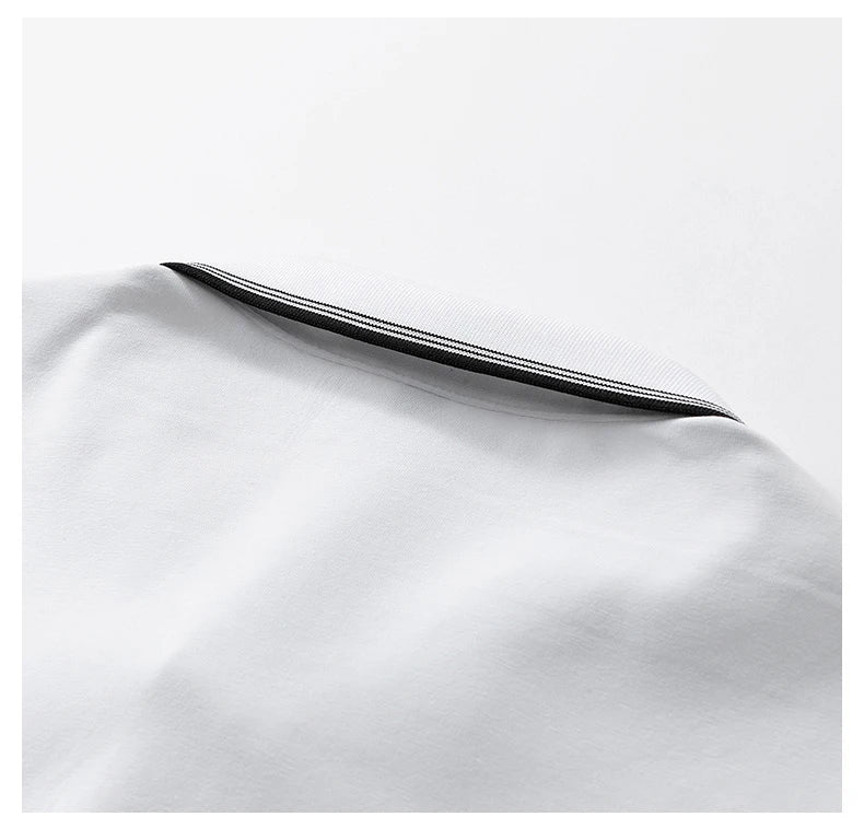 Men Oversize Cotton Golf Polo Shirt