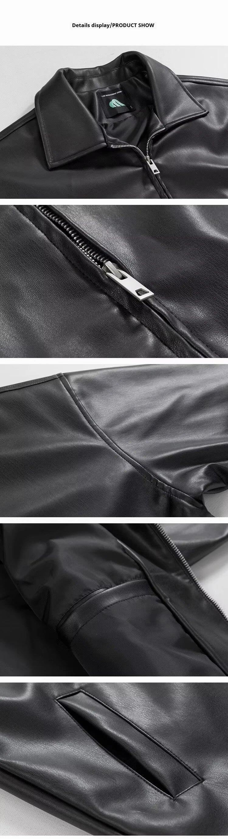 Men’s Leather Biker Jacket