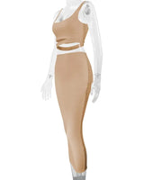 Chic Party Night Dress – Two Piece Set for Women