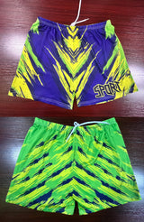 Men's Plus Size 3D Print Swim Trunks 5XL