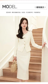 Women Business Work Skirt Suit