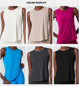 Women Loose Sleeveless Fitness Tank Top