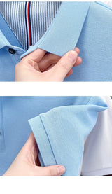 Men Cotton Embroidered Polo Shirt