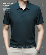 Men Ice Silk Polo Shirt