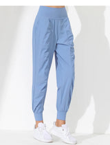 Hearuisavy Loose Quick-Dry Yoga Pants – Pleated Jogging Capris with Pockets