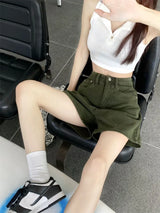 Women's Baggy Denim Short Jeans