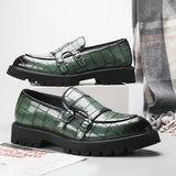 Men Platform Formal Leather Shoes