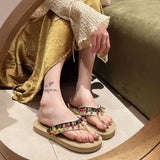 Women’s Low Heel Beach Sandals Non-Slip Slides