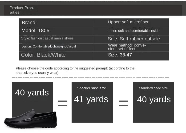 Men Summer Driving Casual Loafers