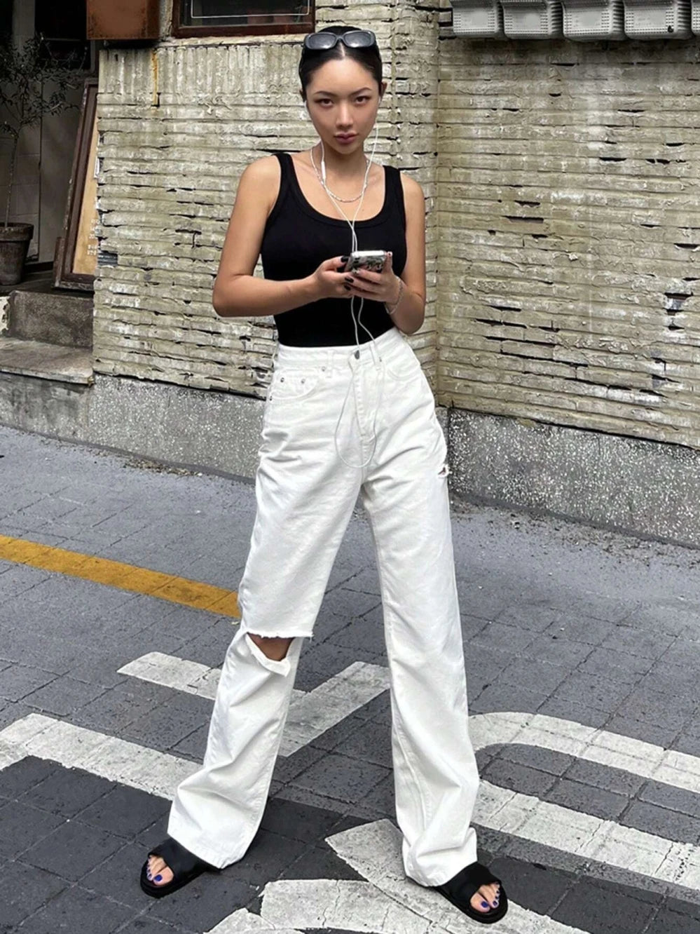 Knitted Sexy Summer Camisole Tank Top