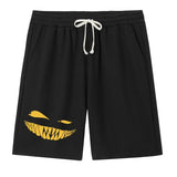 Plus Size Men's Graphic Gym Shorts – Casual Stretch