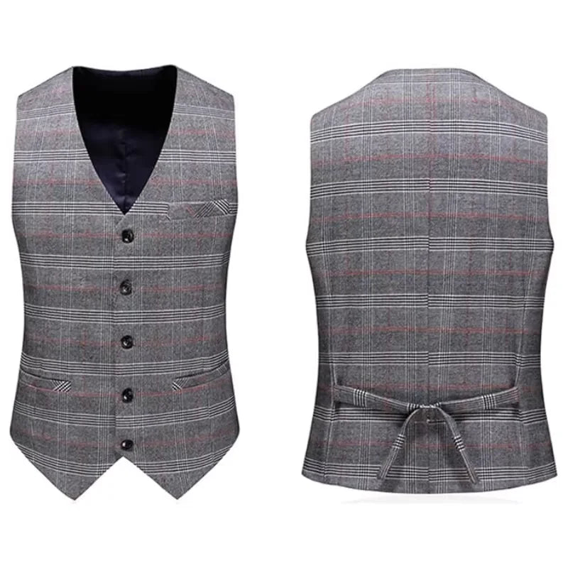 Men's Plus Size Slim Fit Suit – 3-Piece Tuxedo