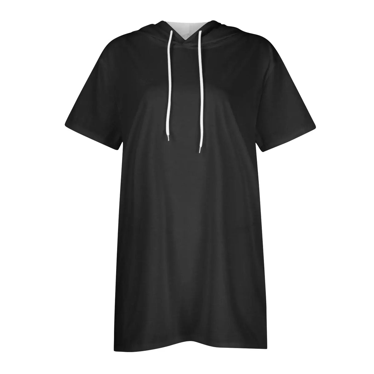 Women Oversized Short Sleeve Hoodie