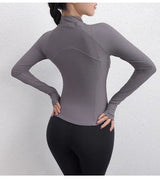 Women Textured Long Sleeve Running Jacket