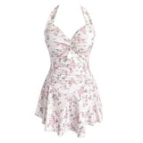 Women Halter High Waist Swimsuit