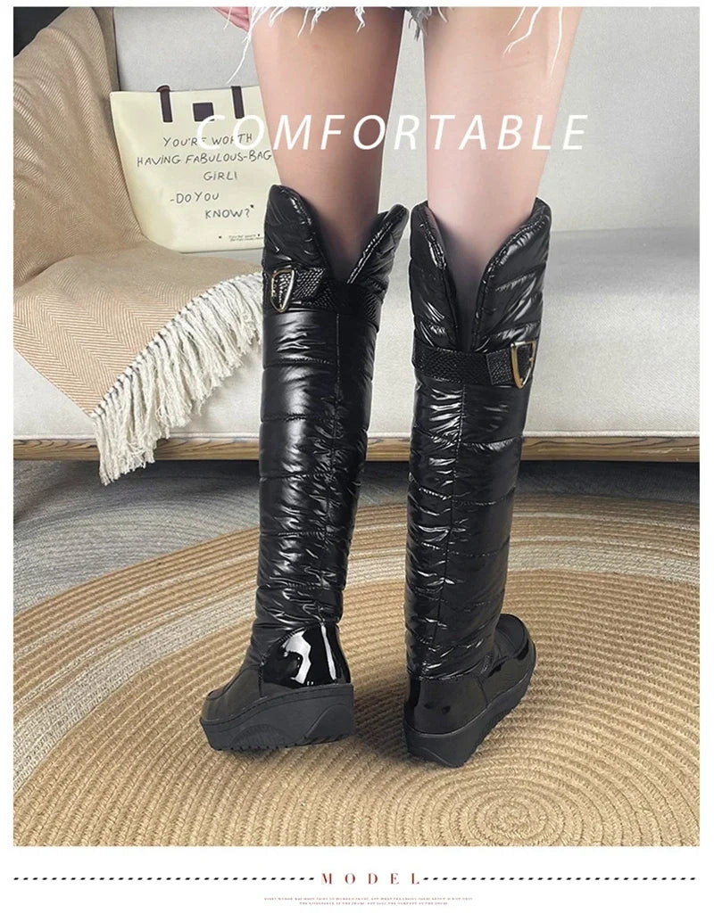 Women Wedge Boots – 2025 Winter