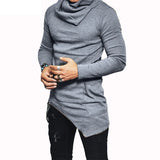 Men's Plus Size 5XL Hoodie – Turtleneck Sweatshirt