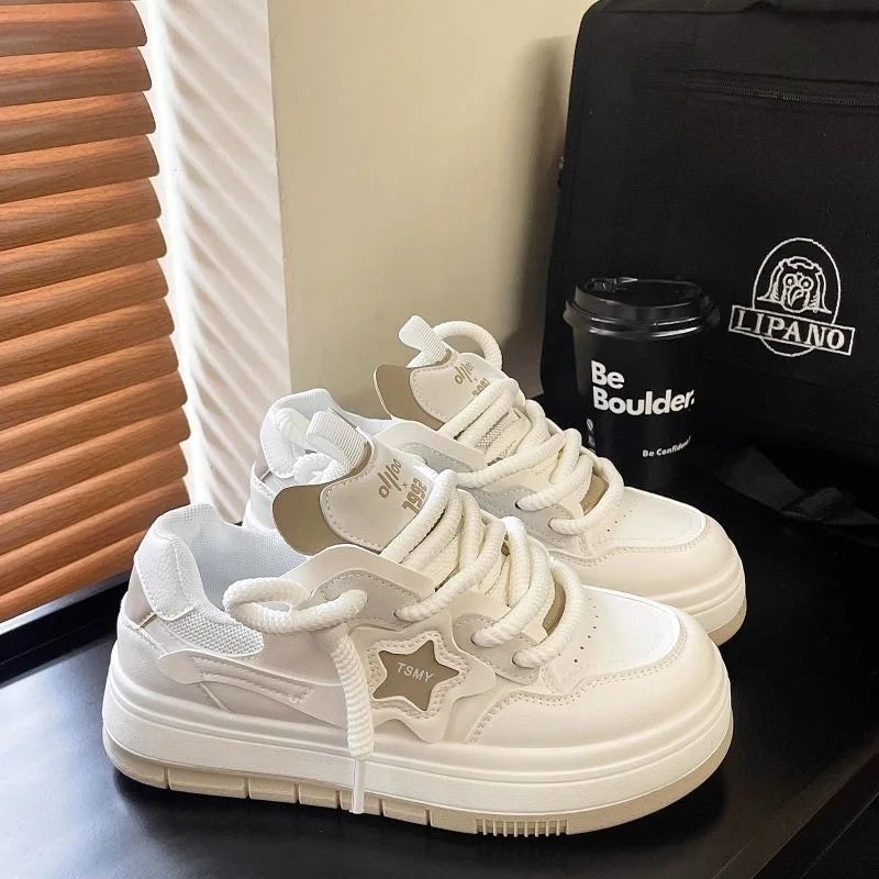 Trendy Thick-Soled Loafers – Sports Style 2025