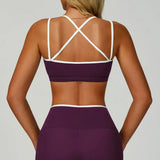 Women Seamless Shockproof Yoga Bra