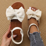 Women Bow Tie Sandals Casual Summer Slides