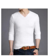 Men's Plus Size V-Neck Jumper