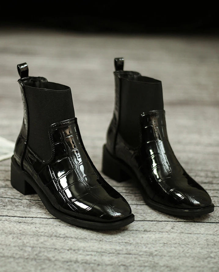 Women Pointed Toe High Heel Work Booties – Short Ankle Shoes