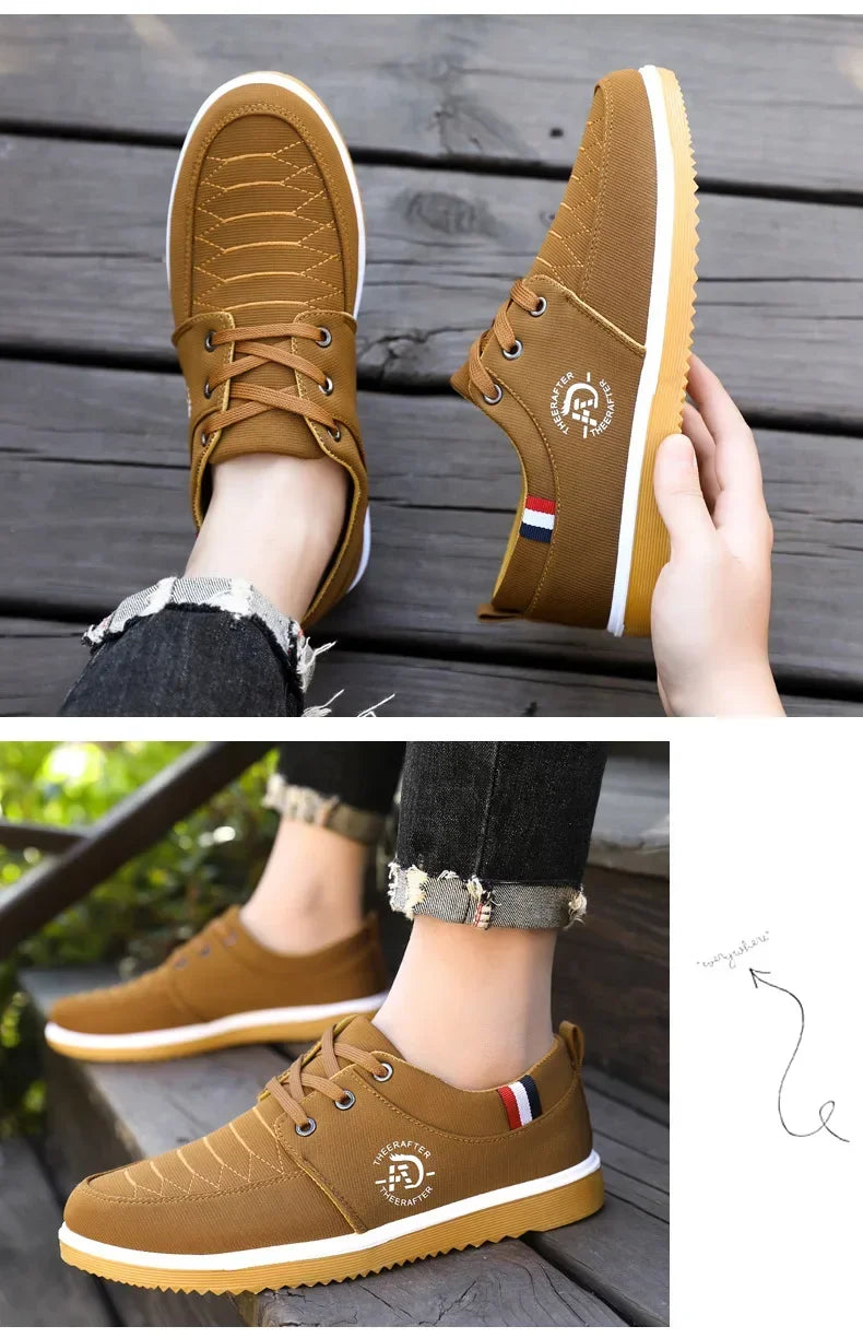Men’s Summer Canvas Slip-On Sneakers