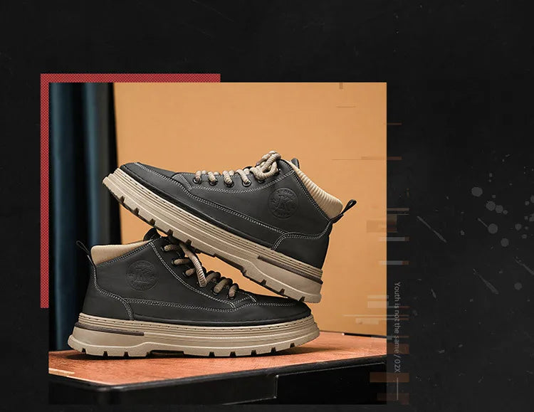 Fashion High-Top Casual Men’s Boots