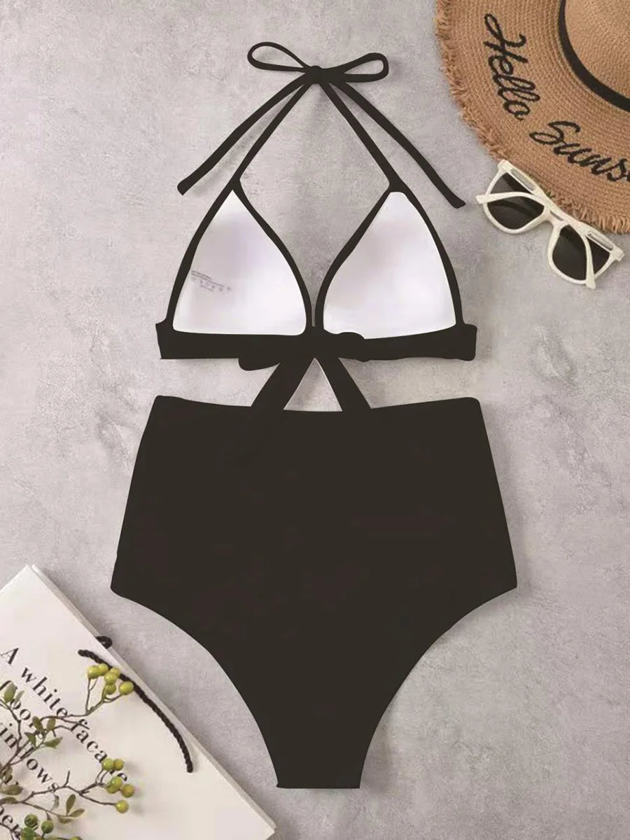 Solid Triangle Bikini