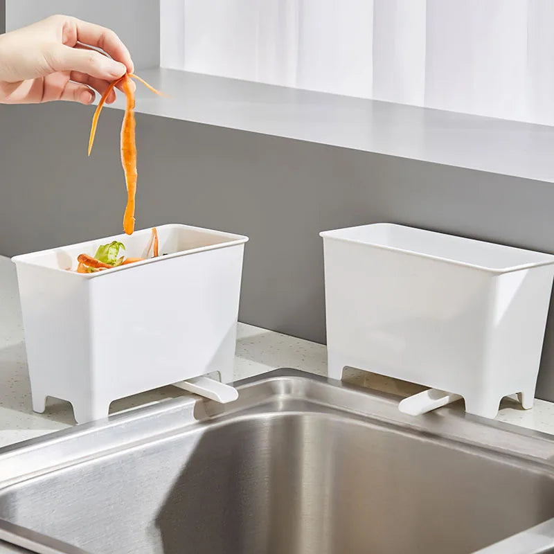 Sink Drain Garbage Bin Organizer