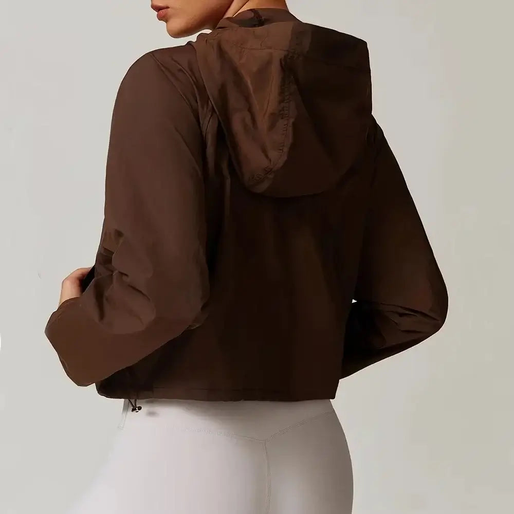 Women Windproof Quick Dry Yoga Jacket