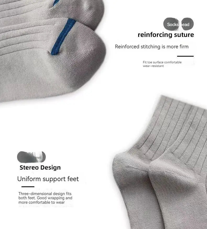 Men’s Mid-Calf Socks 5 Pairs