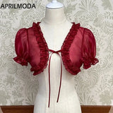 Lolita Summer Cropped Y2K Bolero Shrug