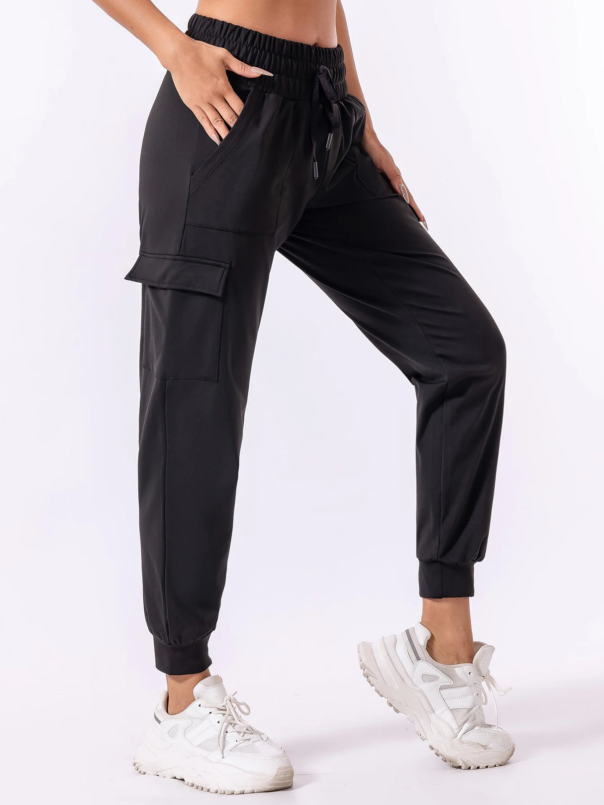 Women Plus Size Fleece Winter Sweatpants
