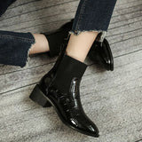 Women Pointed Toe High Heel Work Booties – Short Ankle Shoes