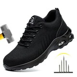 Unisex Breathable Steel Toe Safety Shoes