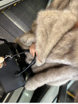Oversized Faux Fox Fur Winter Coat