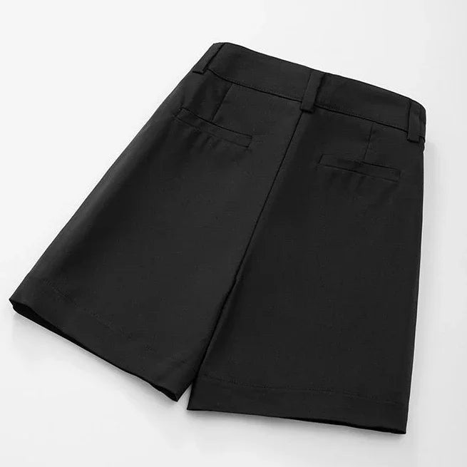 Women's High Waist Linen Shorts