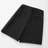 Women's High Waist Linen Shorts