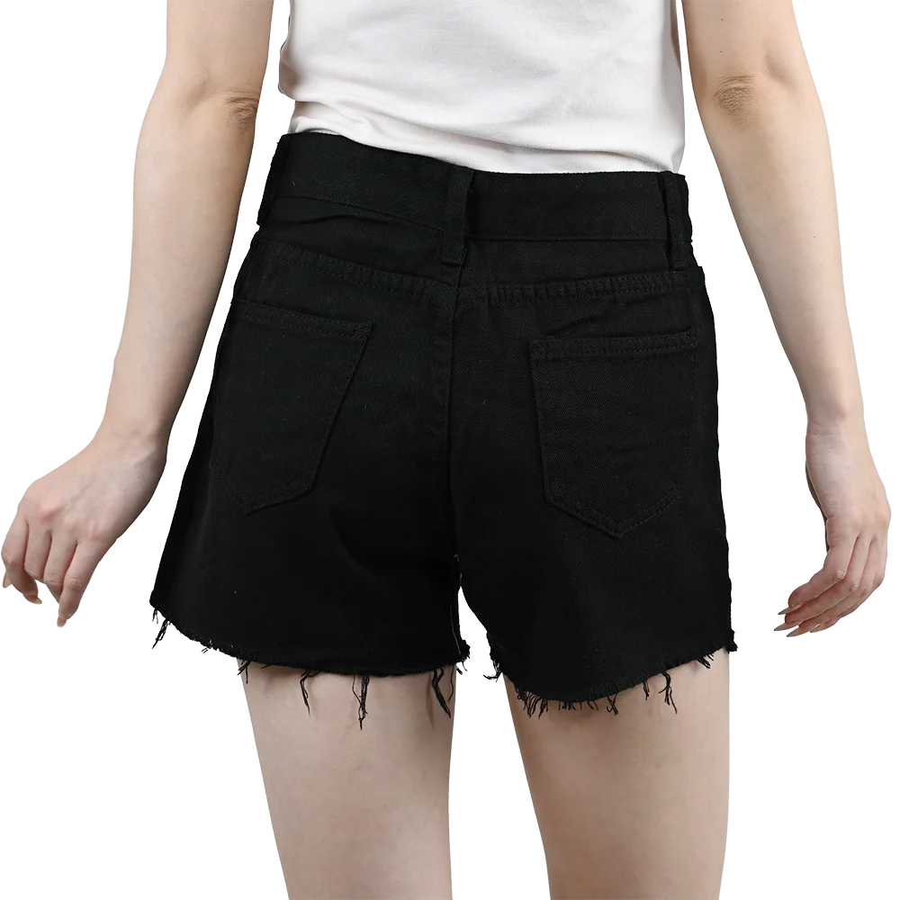 Women’s 3PCS High Waist Ripped Denim Shorts