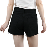 Women’s Ripped High Waist Tassel Jorts