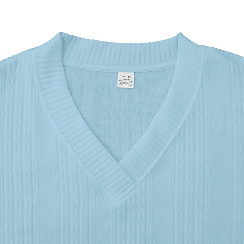 Men Jacquard Shorts Set