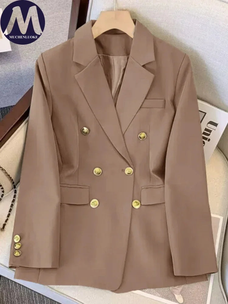 KStyle™ – Korean Slim Fit Blazer (Loose Fit, Temperament Ready, Spring/Fall Wear)