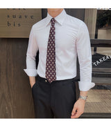 Men Slim Striped Shirt