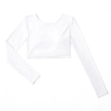 Women Open Back Long Sleeve Yoga Top