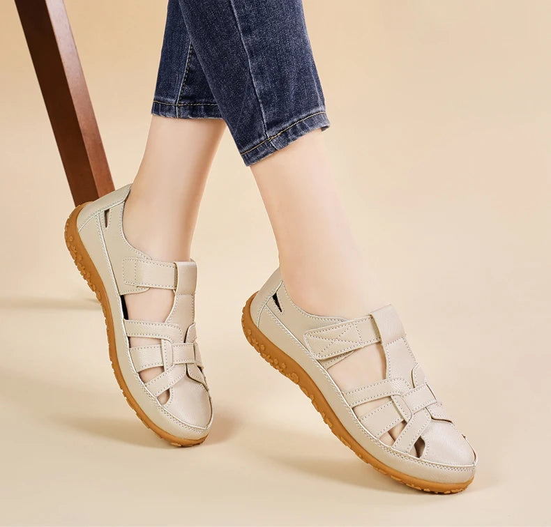 Women’s Covered Toe Summer Flat Walking Sandals