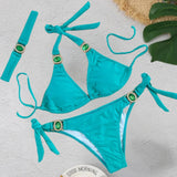 Rhinestone Push-Up Bikini