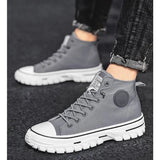 Men’s High-Top Skateboarding Canvas Shoes