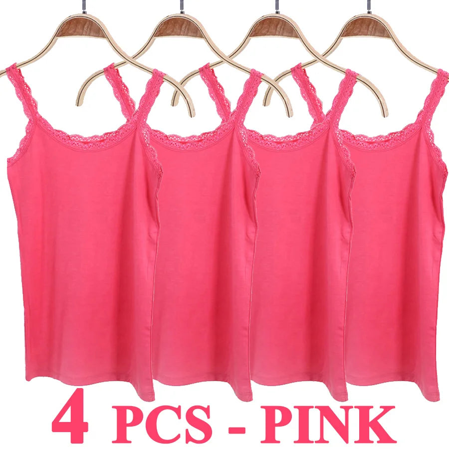 Women Cotton Lace Camisole